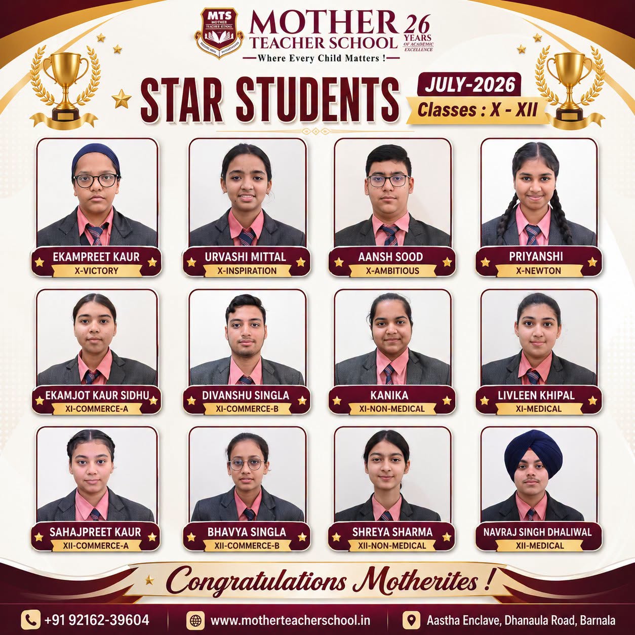 Mother Teacher School Barnala